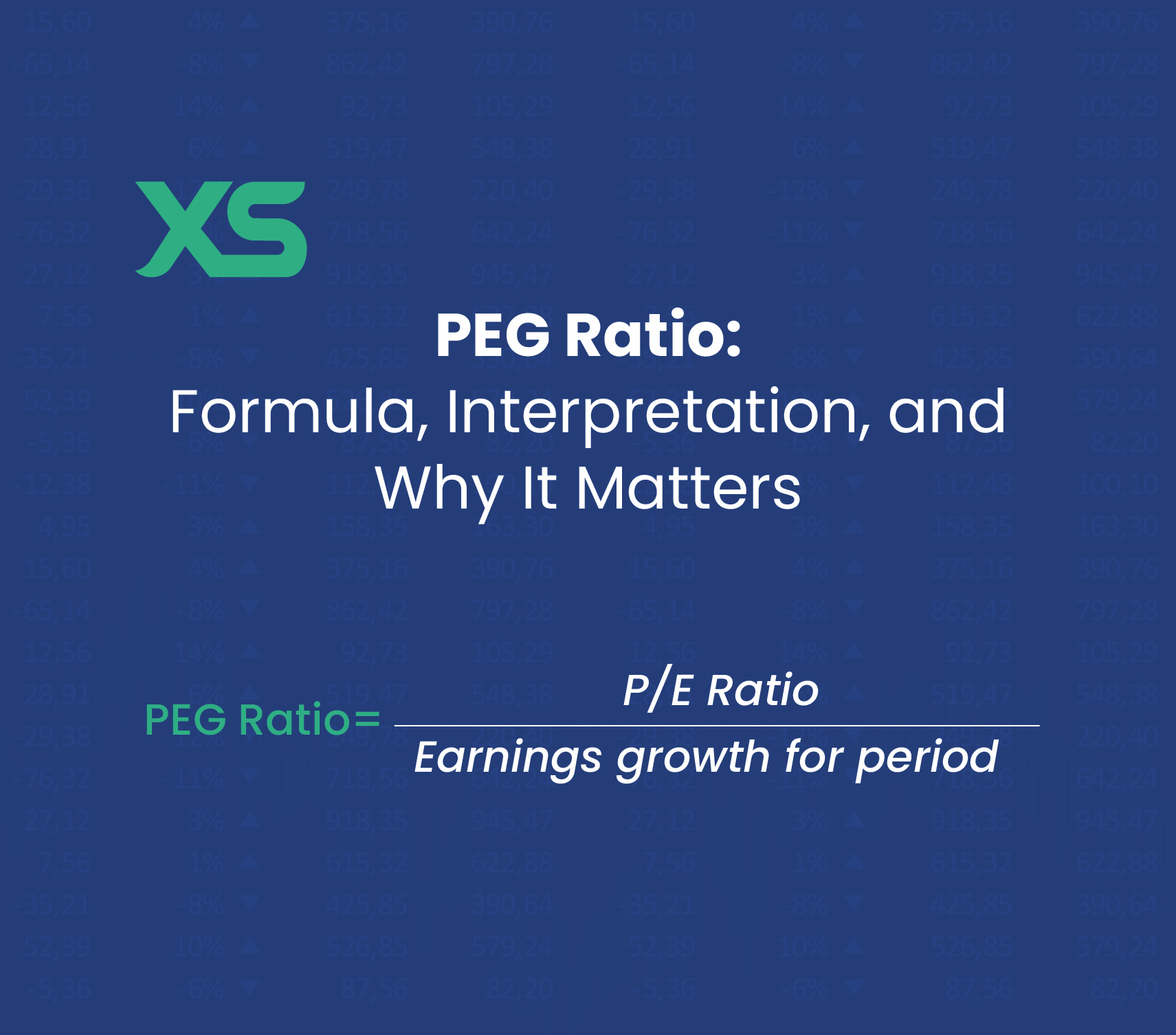 PEG Ratio: Formula, Interpretation, and Why It Matters